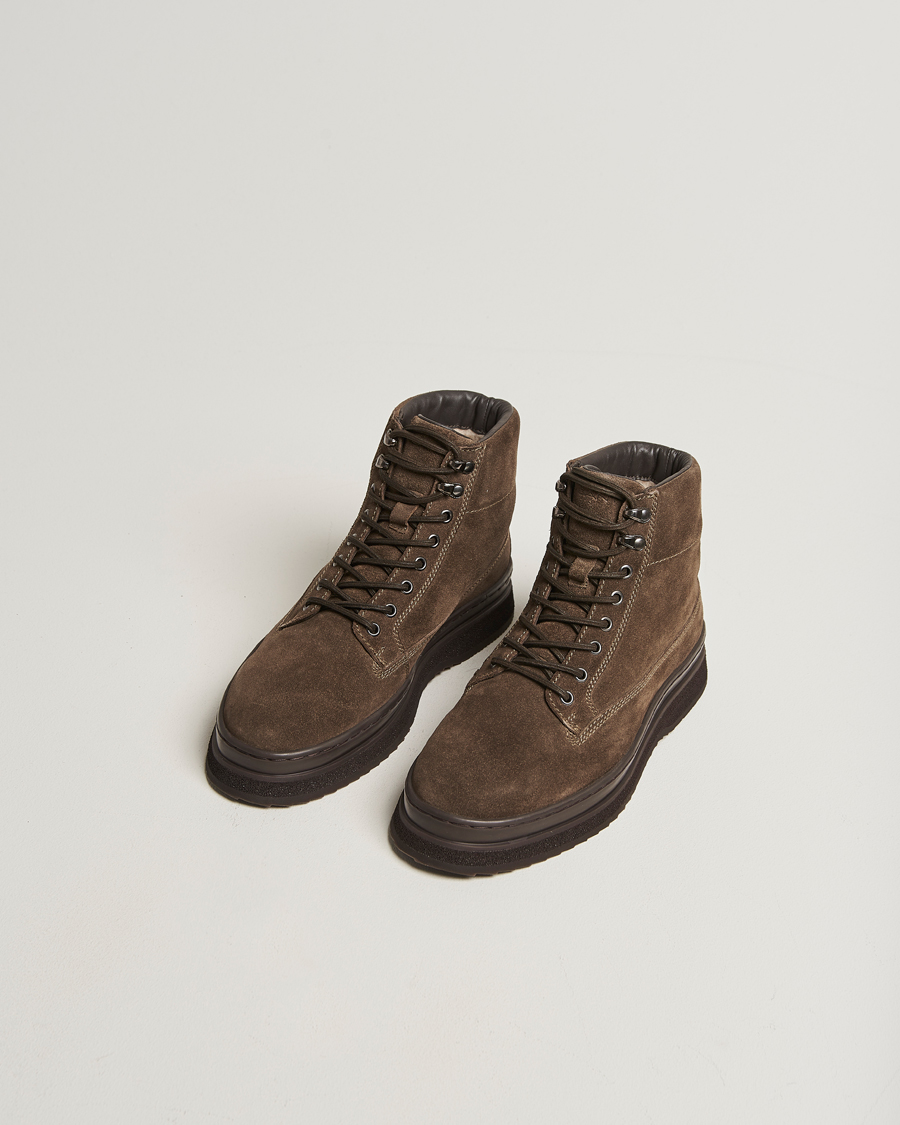 Herre | Støvler | GANT | Blistown Shearling Suede Boot Desert Brown
