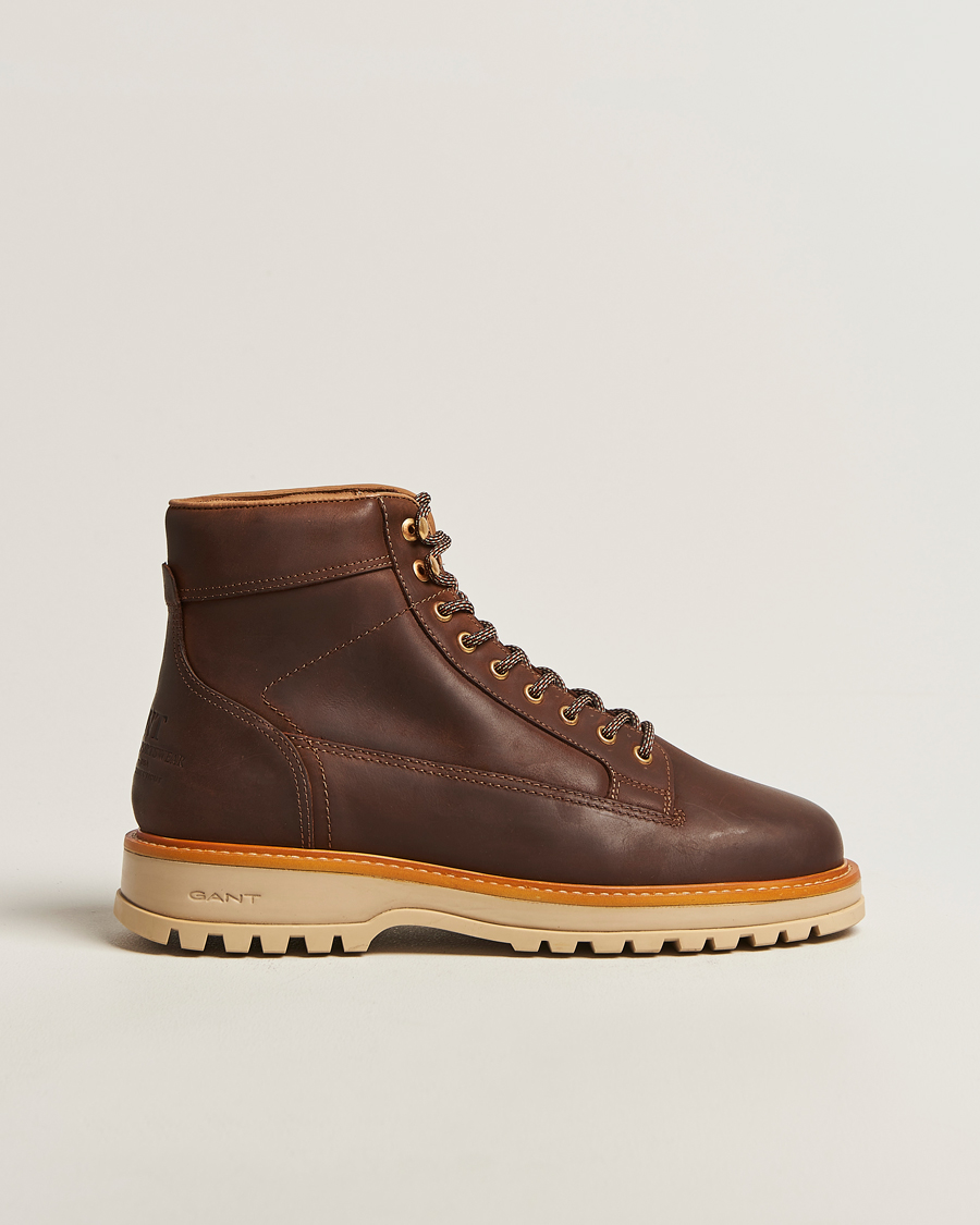 Herre | Støvler | GANT | Clafton Felt Lined Rough Leather Boot Tan