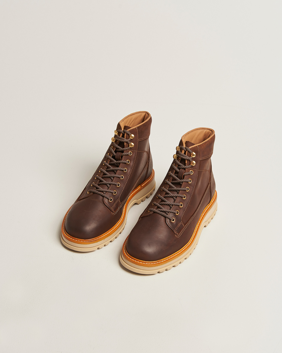 Herre | Støvler | GANT | Clafton Felt Lined Rough Leather Boot Tan