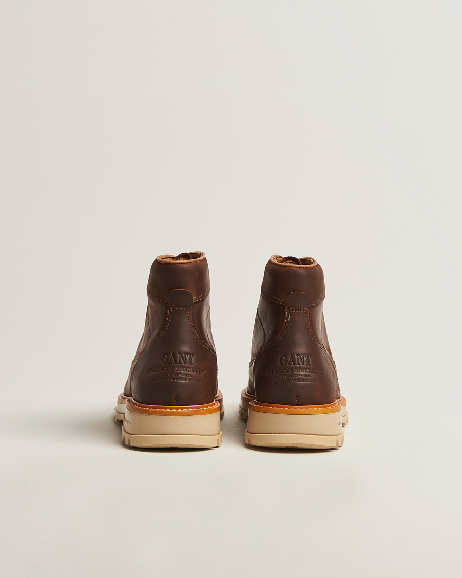Herre | Støvler | GANT | Clafton Felt Lined Rough Leather Boot Tan