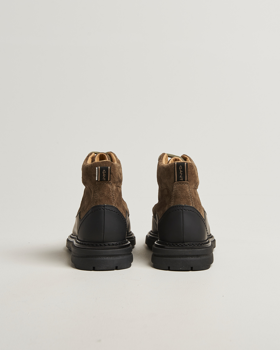 Herre | Støvler | GANT | Hillprep Suede Boot Dark Olive