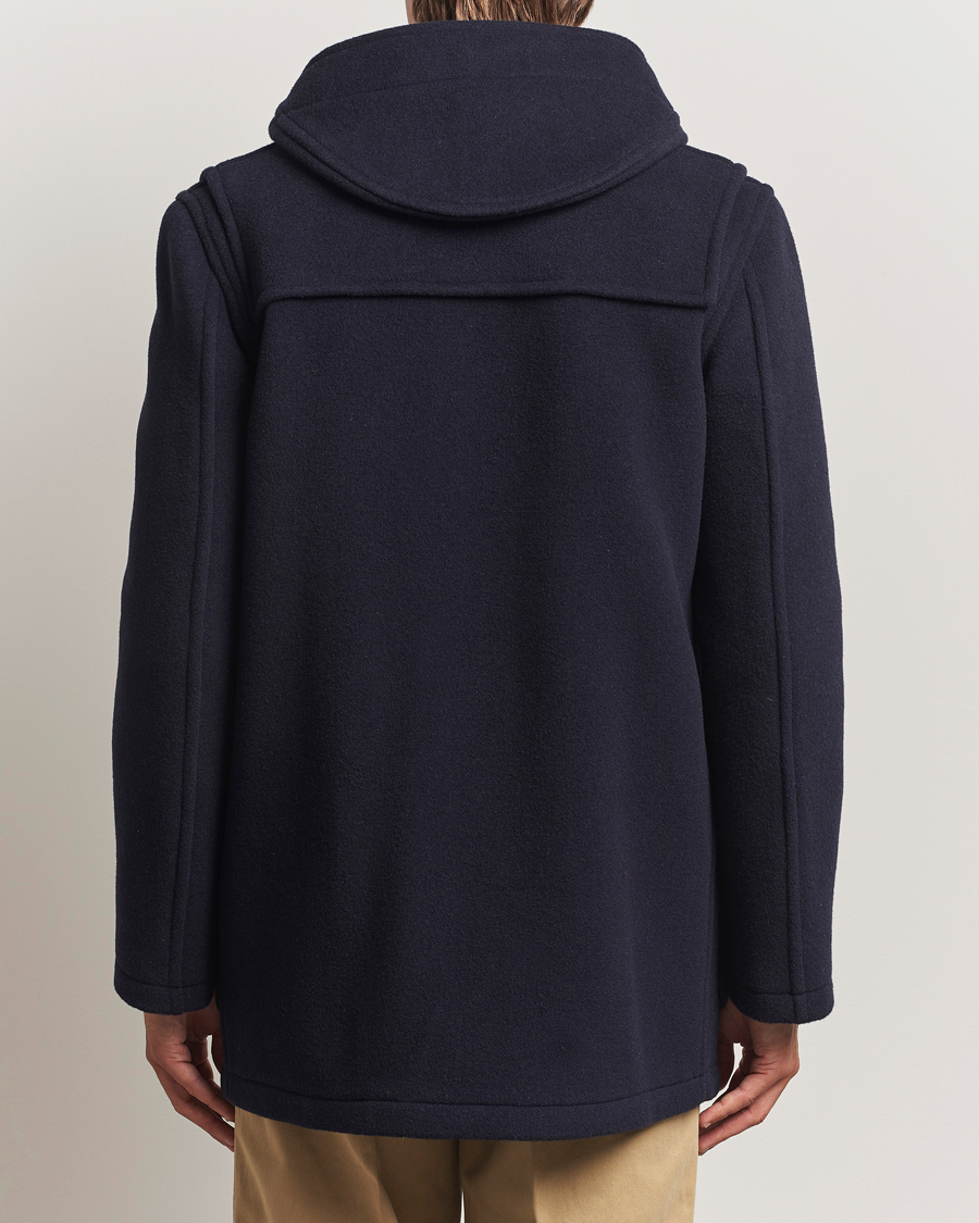 Herre | Jakker | Gloverall | Mid Length Duffle Coat Black/Royal Stewart
