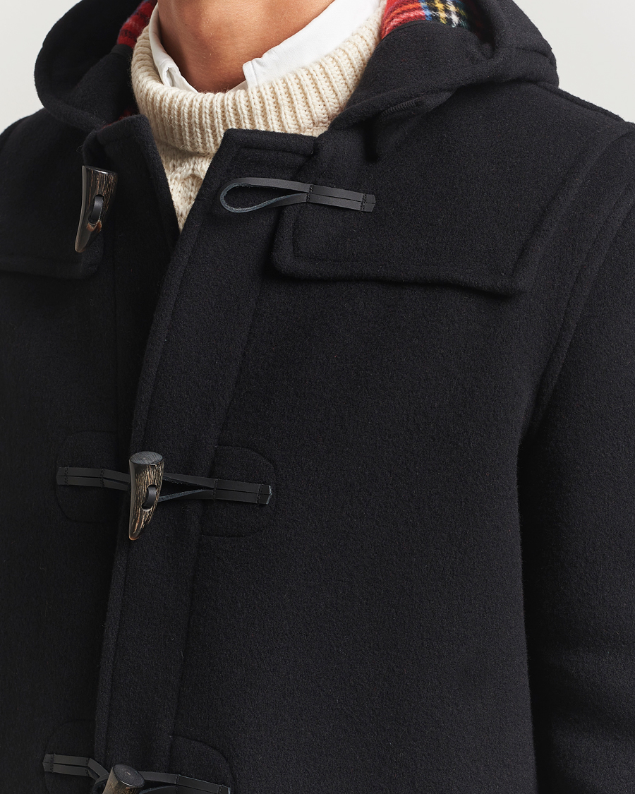Herre | Jakker | Gloverall | Mid Length Duffle Coat Navy/Dress Gordon