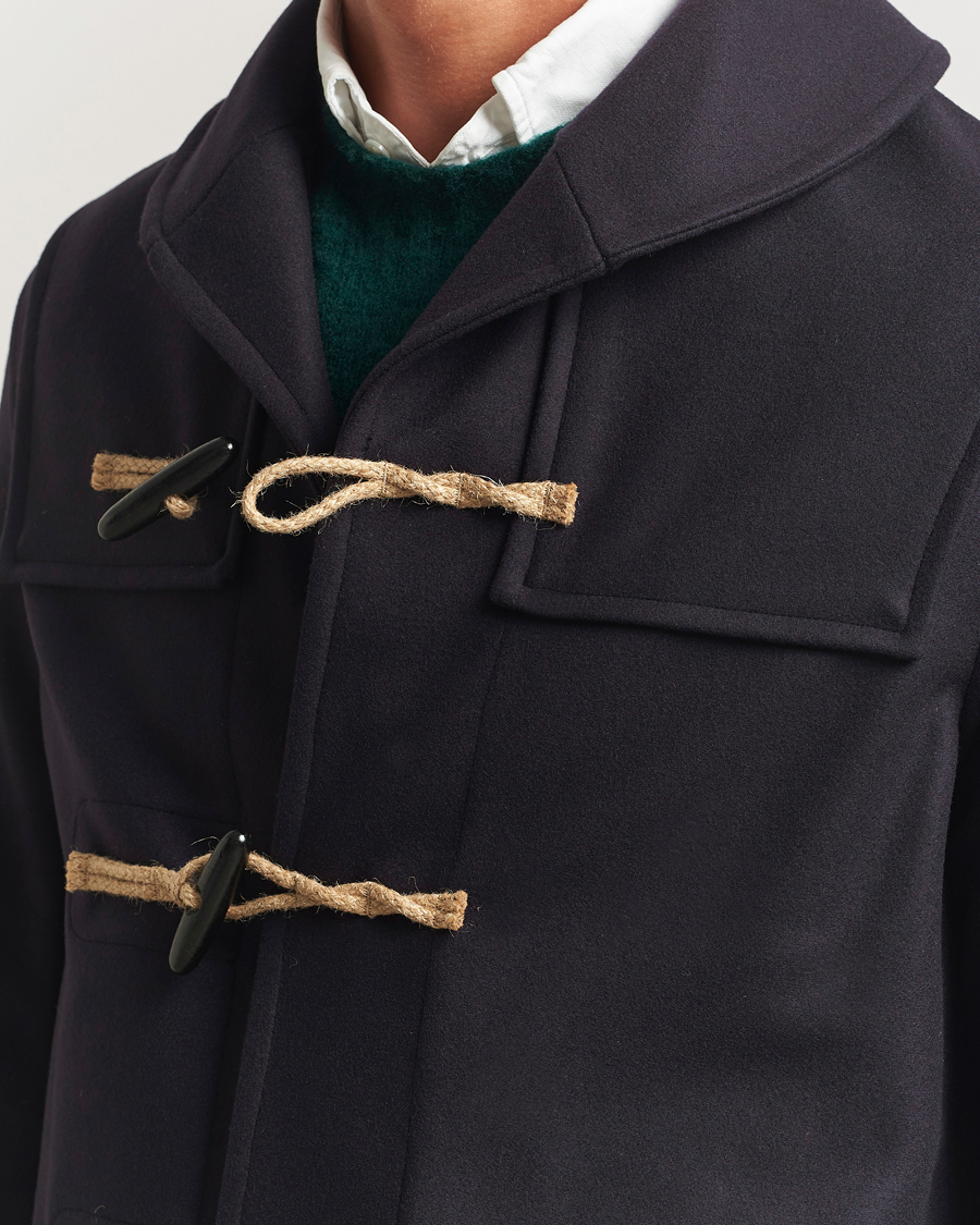 Herre | Jakker | Gloverall | Shawl Collar Duffle Jacket Navy