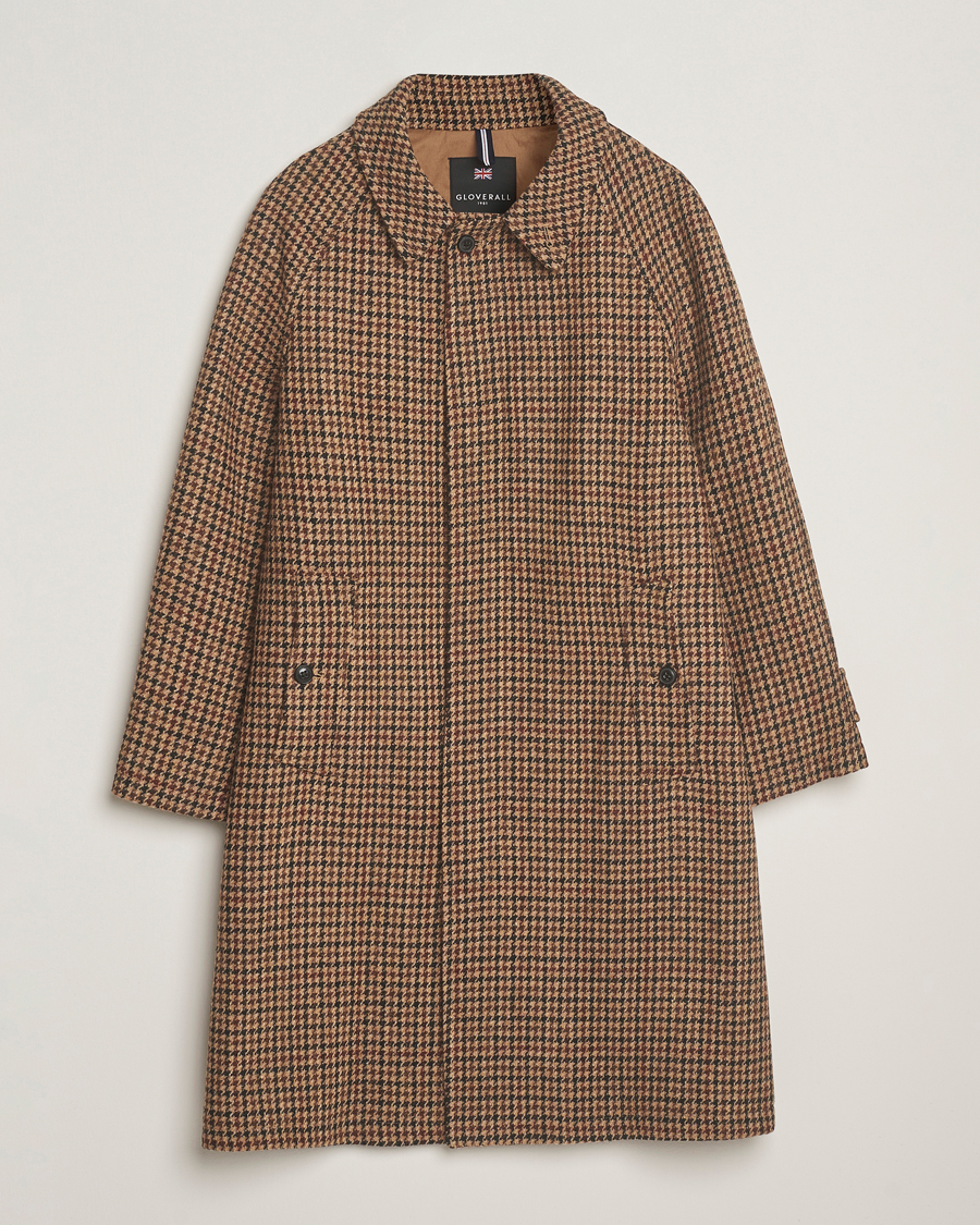 Herre | Jakker | Gloverall | Harris Tweed Mac Coat Brown