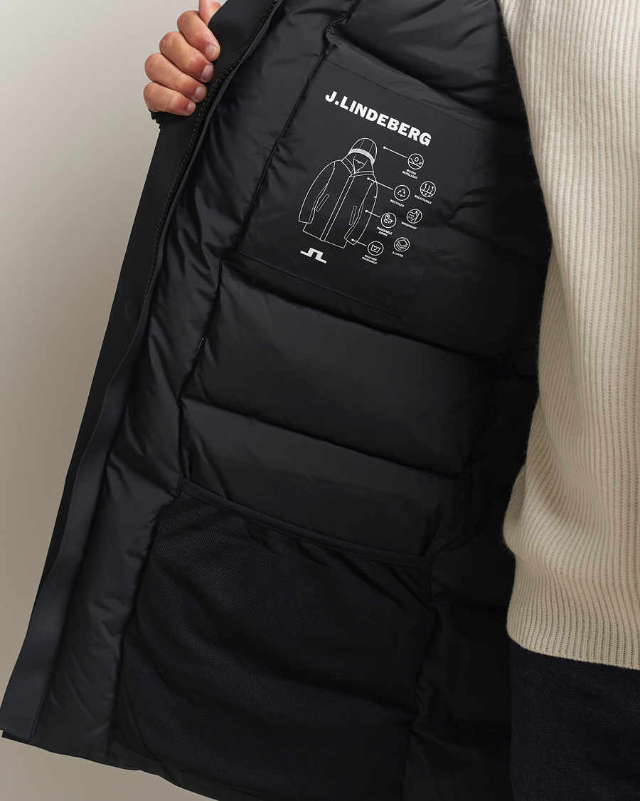 Herre | Jakker | J.Lindeberg | Alon 3L Down Parka Black