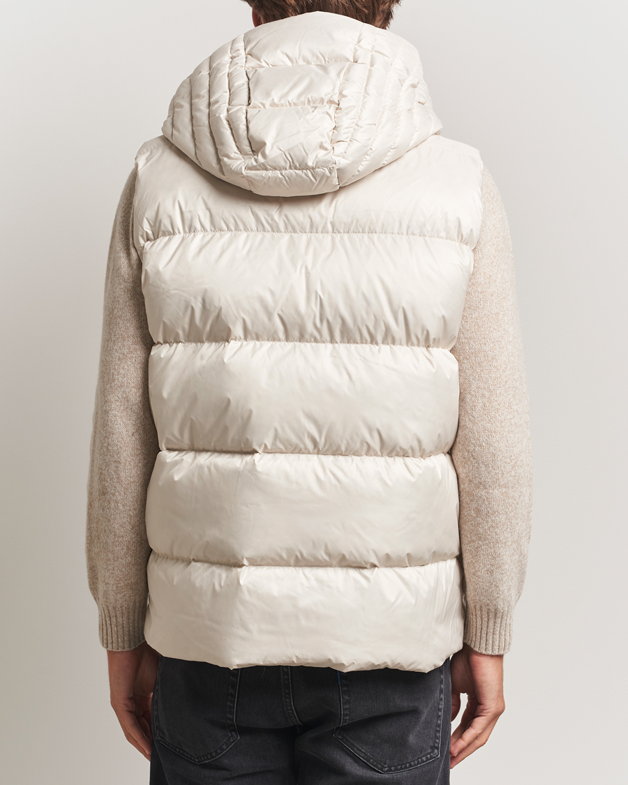 Herre | Vester | J.Lindeberg | Daryl Down Hooded Vest Moonbeam