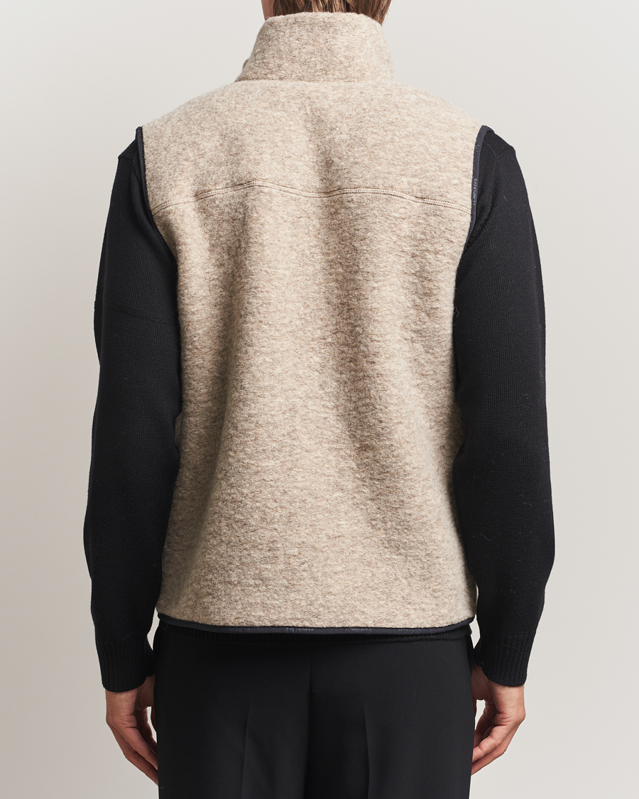 Herre | Gensere | J.Lindeberg | Duncan Wool Fleece Vest Moonbeam