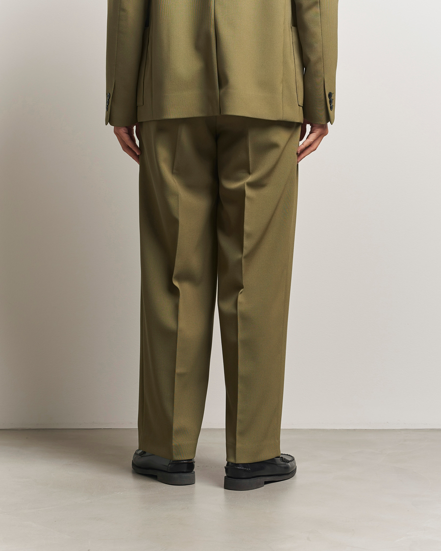 Herre | Bukser | NN07 | Justin Double Pleated Suit Trousers Firene Green