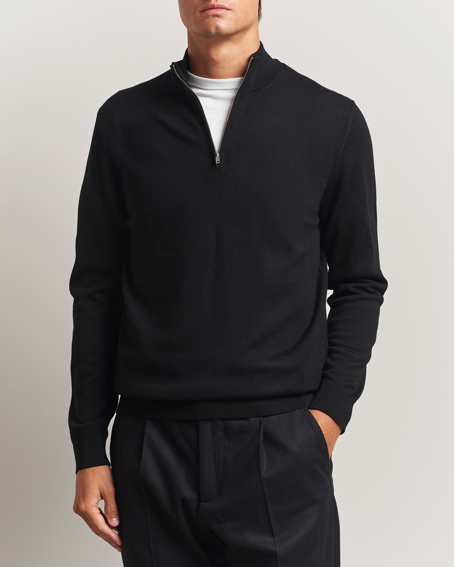 Herre | Gensere | NN07 | Sergio Merino Half Zip Black