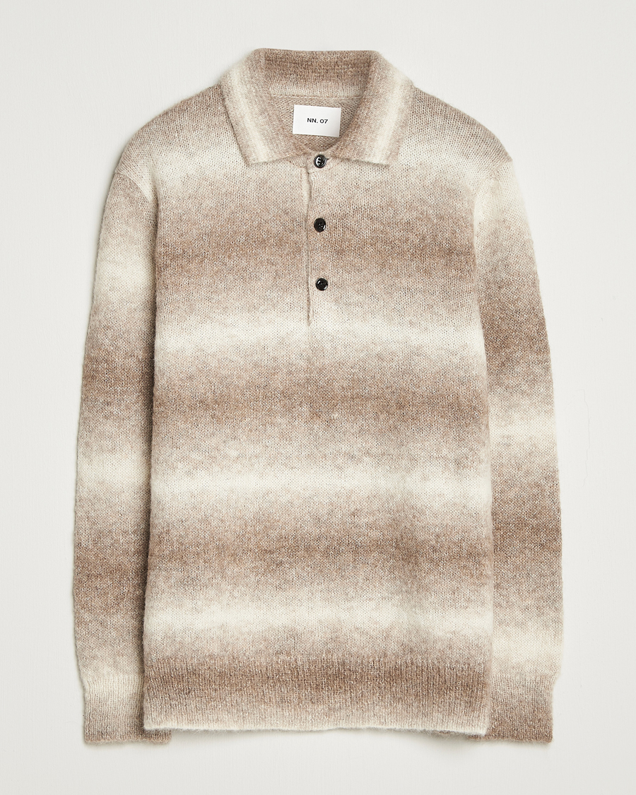 Herre | Gensere | NN07 | Alfie Alpaca Knitted Polo Light Camel