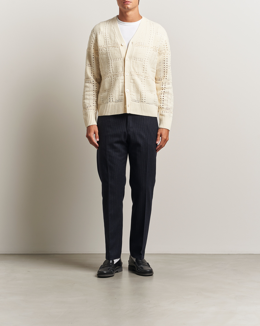 Herre | Gensere | NN07 | Tobias Knitted Cardigan Ivory