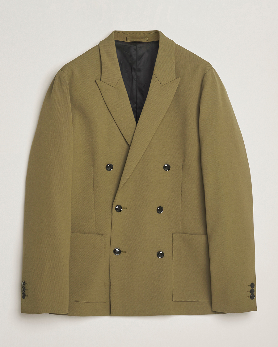 Herre | Dressjakker | NN07 | Jordin Wool Double Breasted Blazer Firene Green