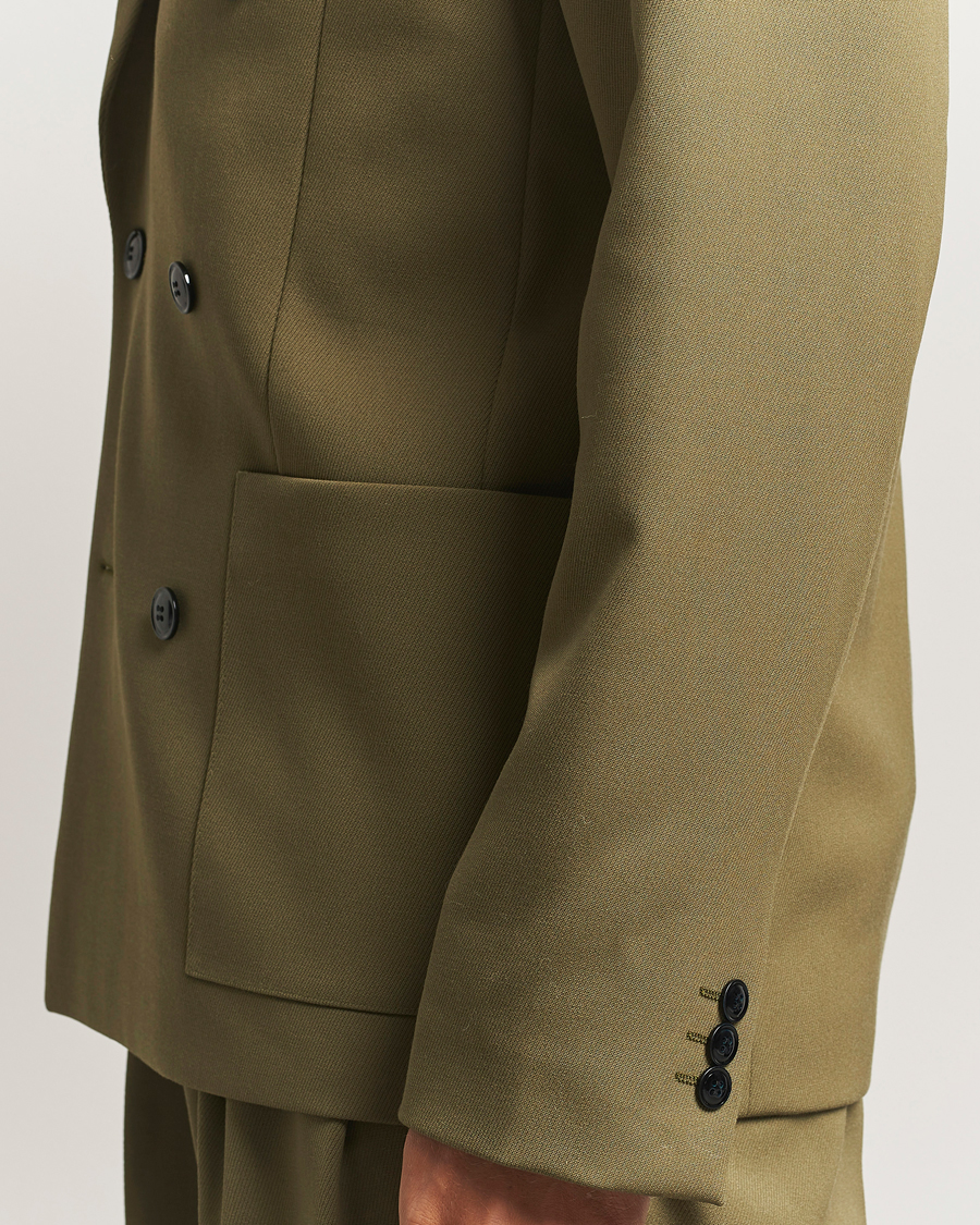 Herre | Dressjakker | NN07 | Jordin Wool Double Breasted Blazer Firene Green