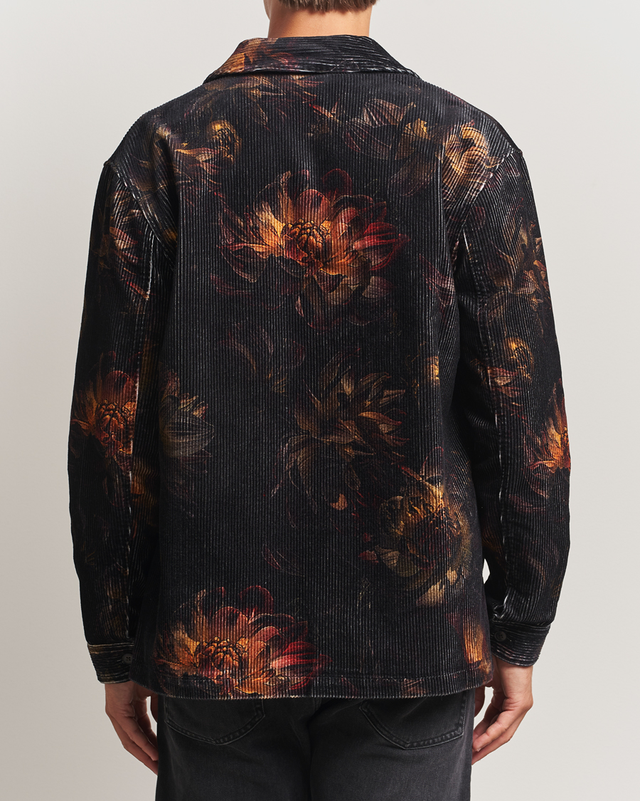Herre | Skjorter | NN07 | Blaze Printed Corduroy Overshirt Multi