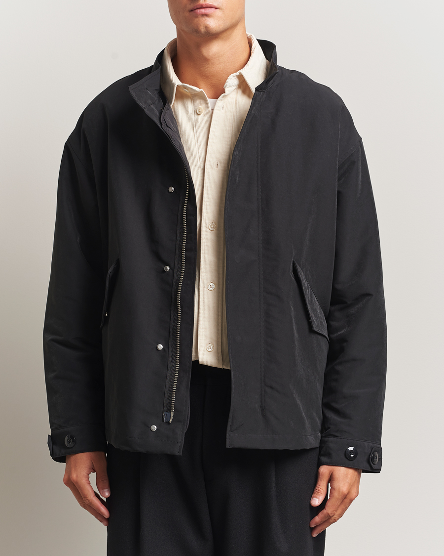 Herre | Jakker | NN07 | Sophus Nylon Bomber Jacket Black