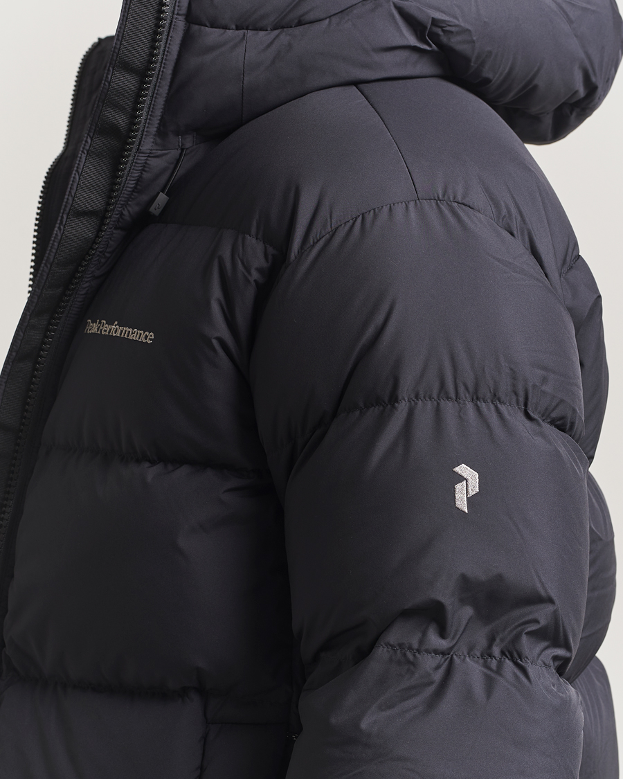 Herre | Jakker | Peak Performance | Rivel Down Hooded Jacket Black