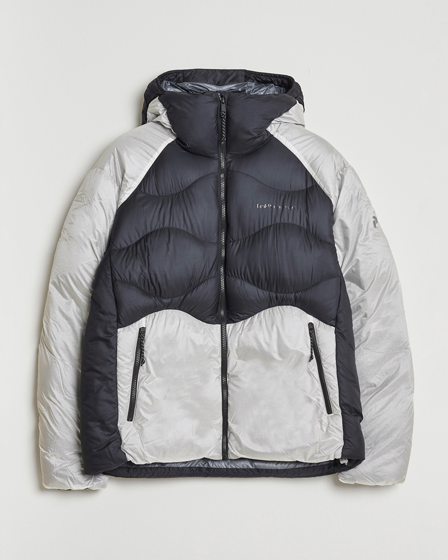 Herre | Jakker | Peak Performance | Helium Diamond Fused Hooded Down Jacket Black/Antarctica