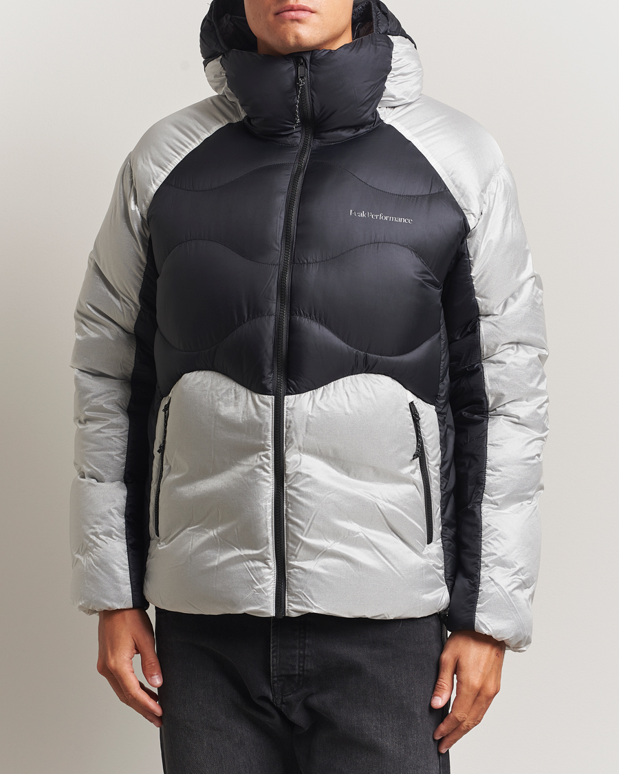 Herre | Jakker | Peak Performance | Helium Diamond Fused Hooded Down Jacket Black/Antarctica