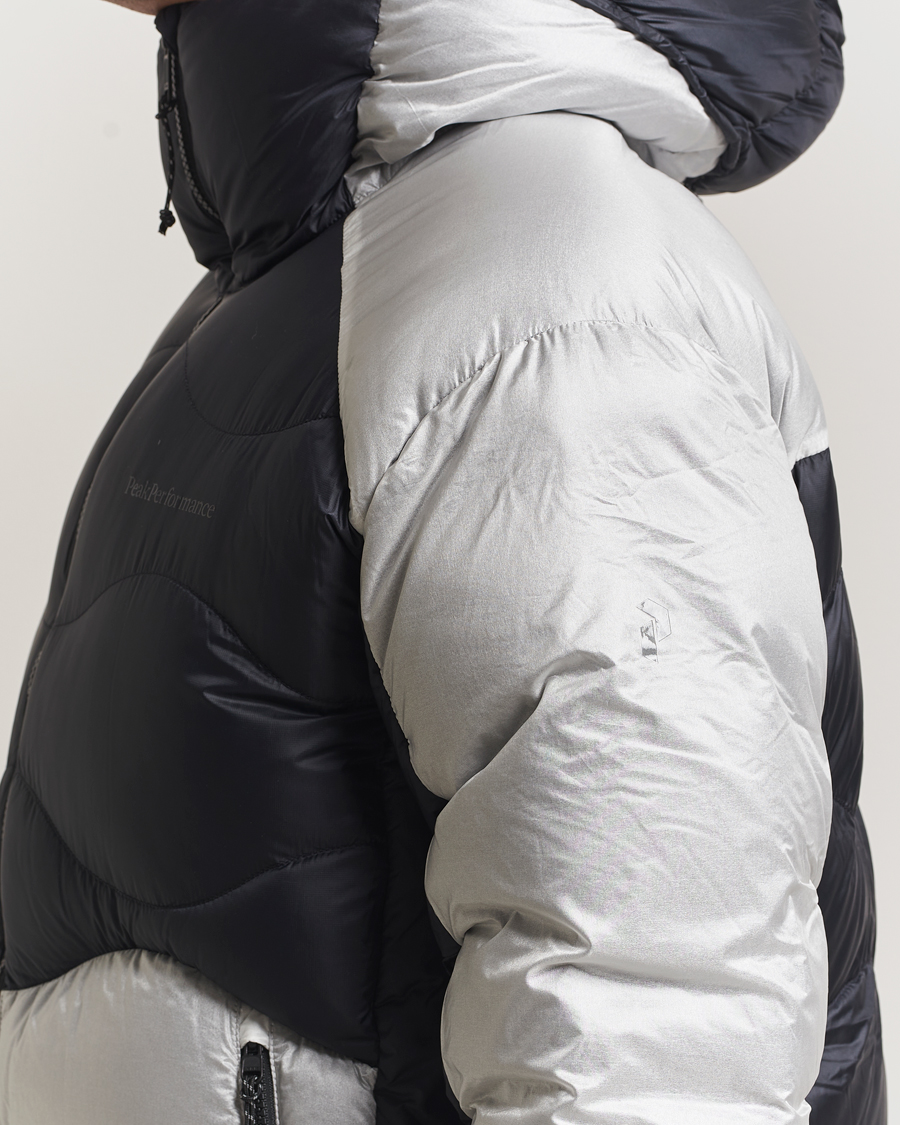 Herre | Jakker | Peak Performance | Helium Diamond Fused Hooded Down Jacket Black/Antarctica