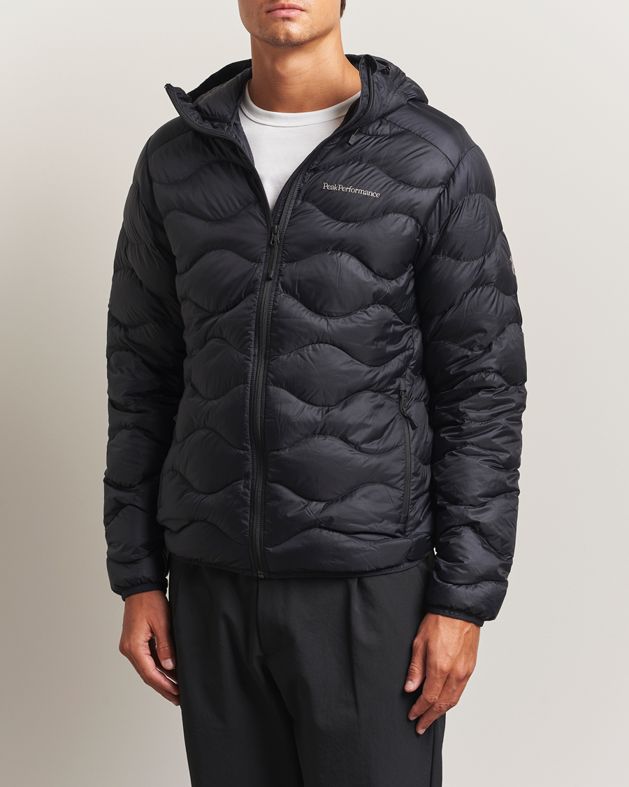 Herre | Jakker | Peak Performance | Helium Down Hooded Jacket Black