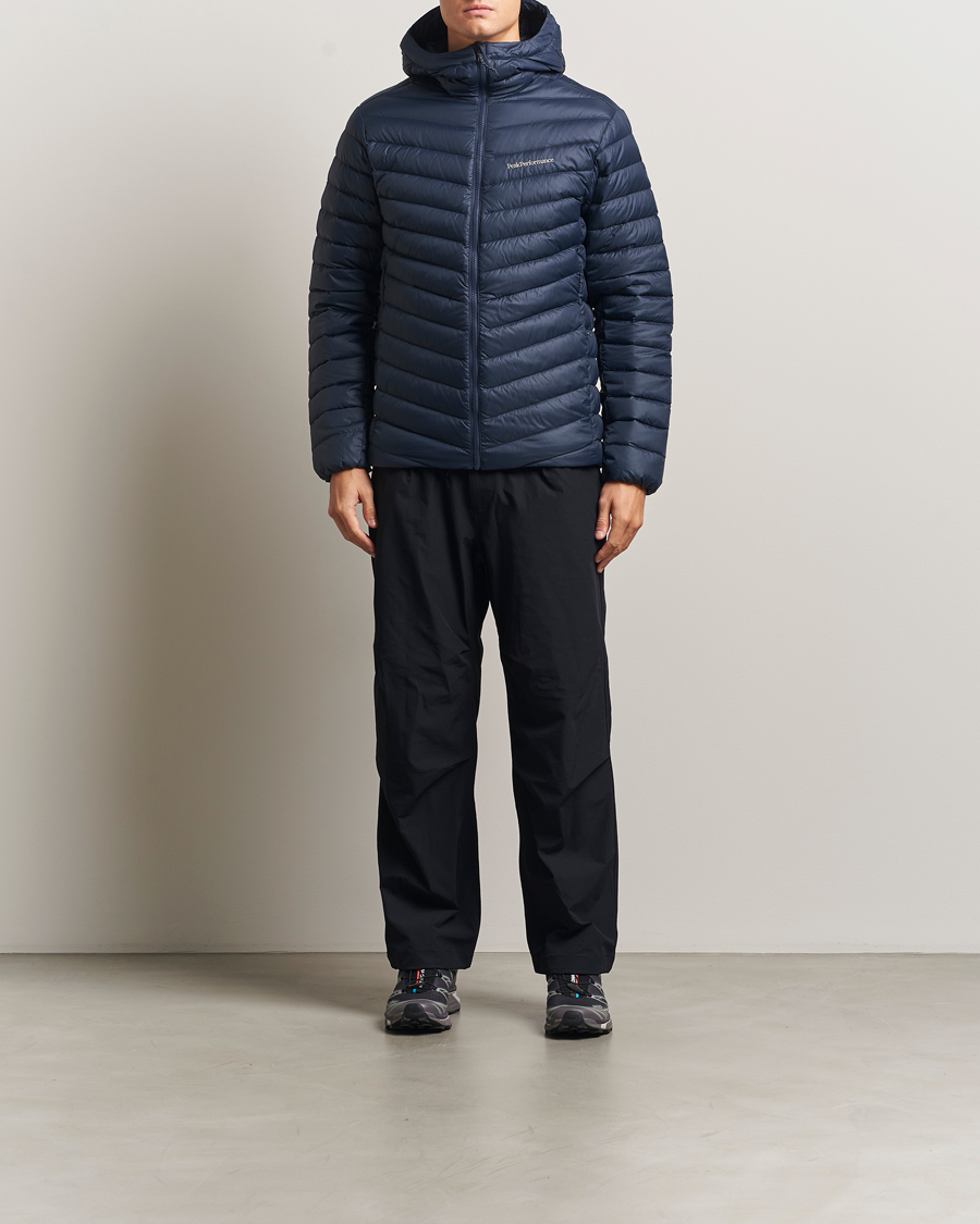 Herre | Jakker | Peak Performance | Frost Down Hooded Jacket Blue Shadow