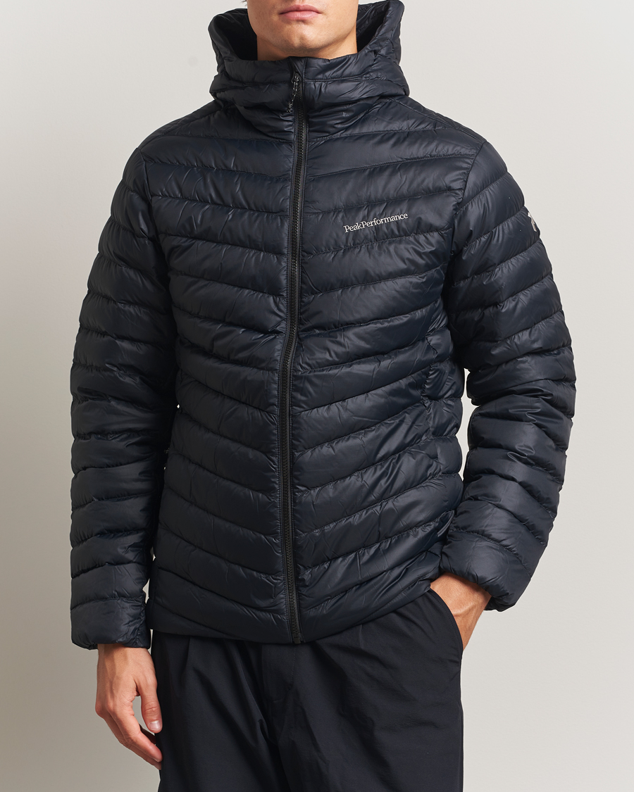 Herre | Jakker | Peak Performance | Frost Down Hooded Jacket Black