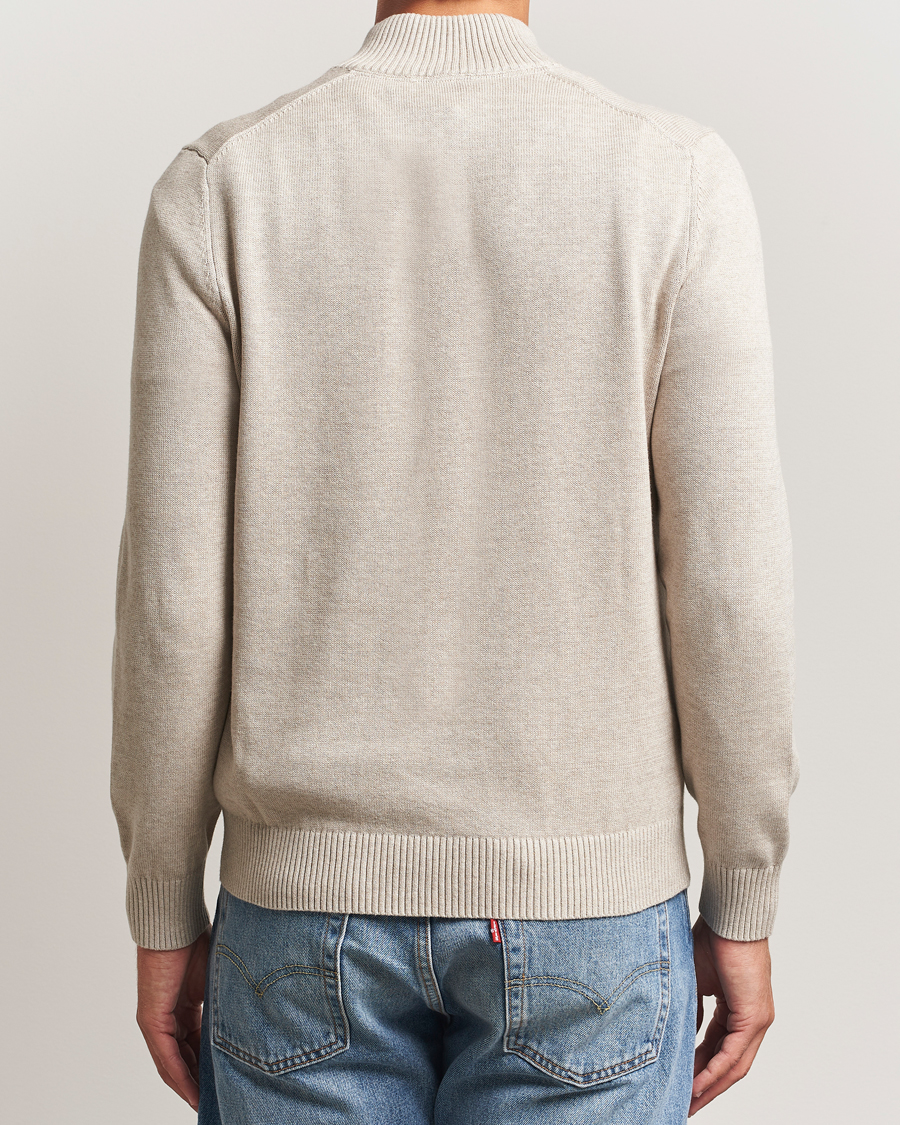 Herre | Gensere | Morris | Darmon Half Zip Beige