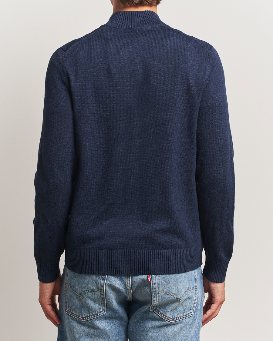 Herre | Gensere | Morris | Darmon Half Zip Blue
