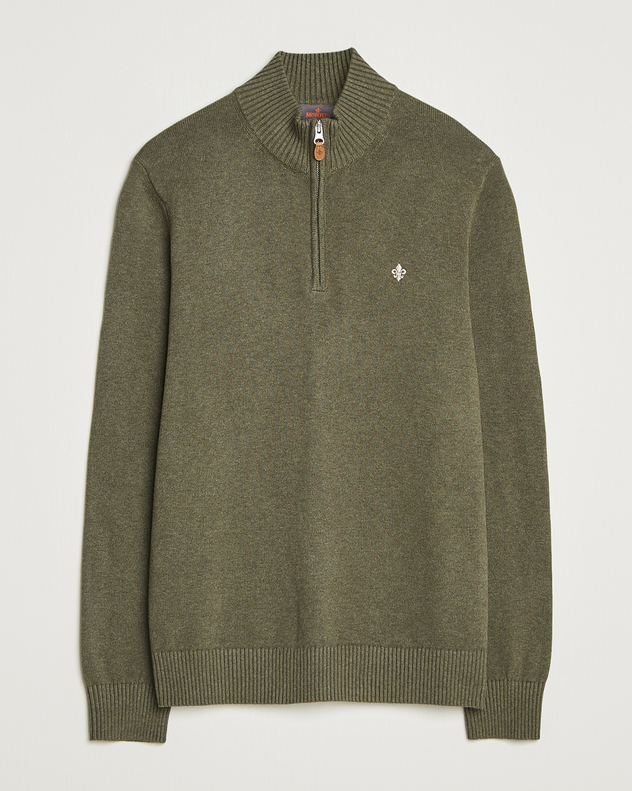 Herre | Gensere | Morris | Darmon Half Zip Olive