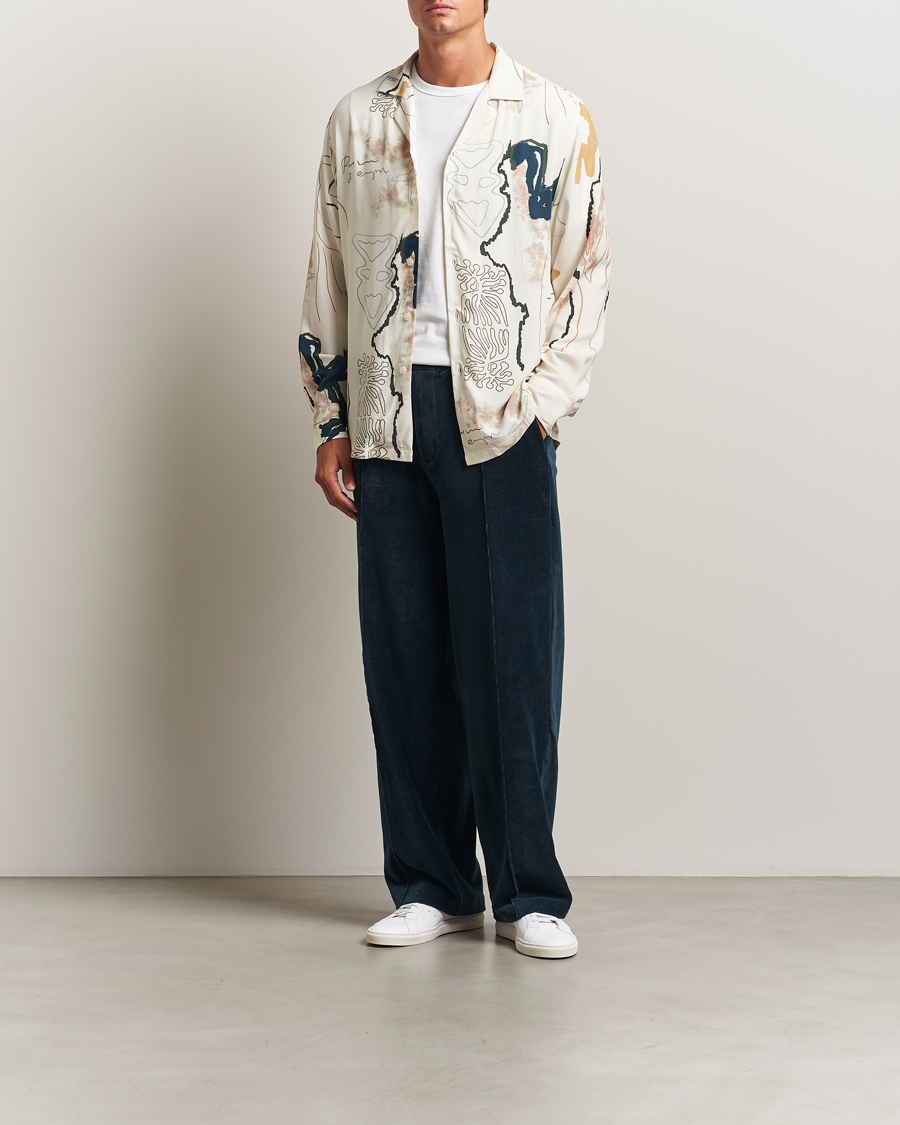 Herre | Skjorter | OAS | Brillo Viscose Shirt Beige