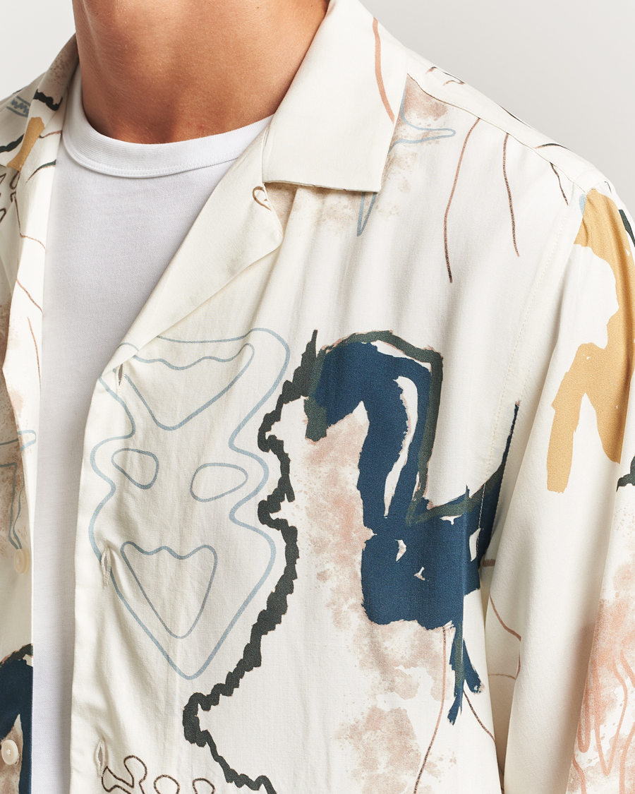 Herre | Skjorter | OAS | Brillo Viscose Shirt Beige