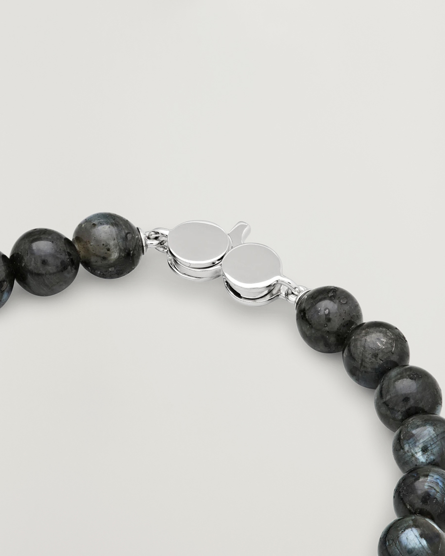 Herre | Smykker | Tom Wood | Cove Bracelet Black Larvikite