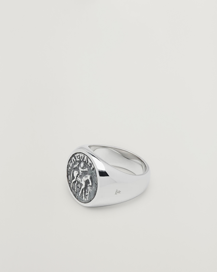 Herre | Smykker | Tom Wood | Coin Pinky Ring Silver