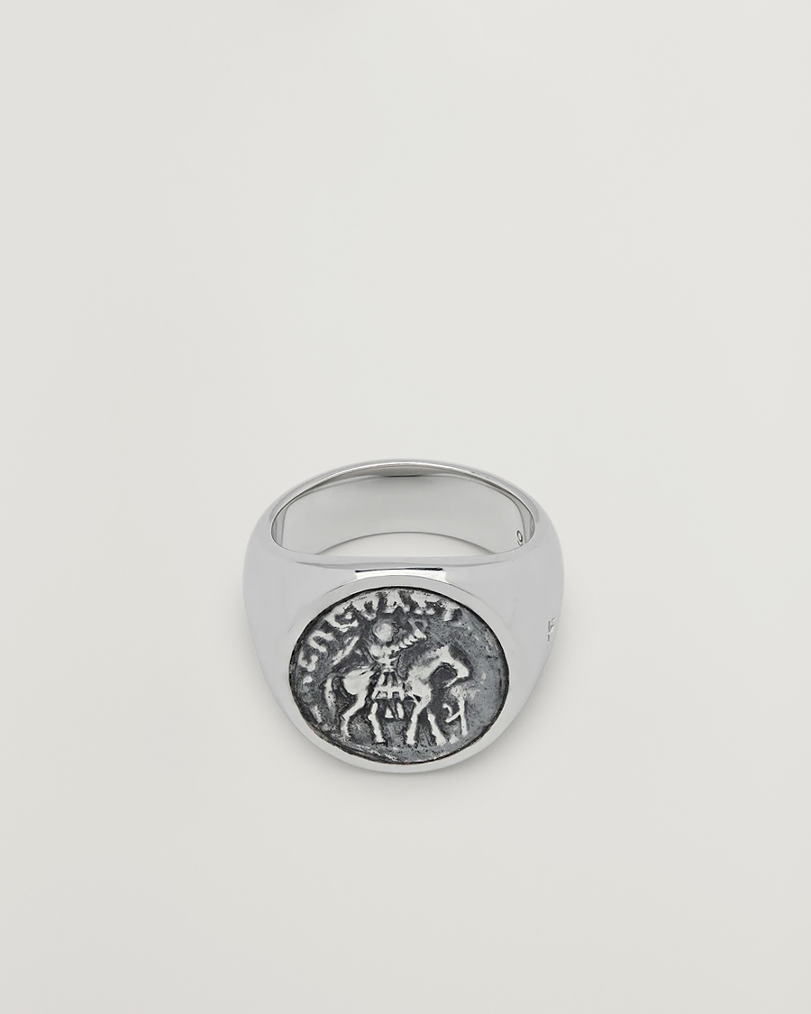 Herre | Smykker | Tom Wood | Coin Pinky Ring Silver