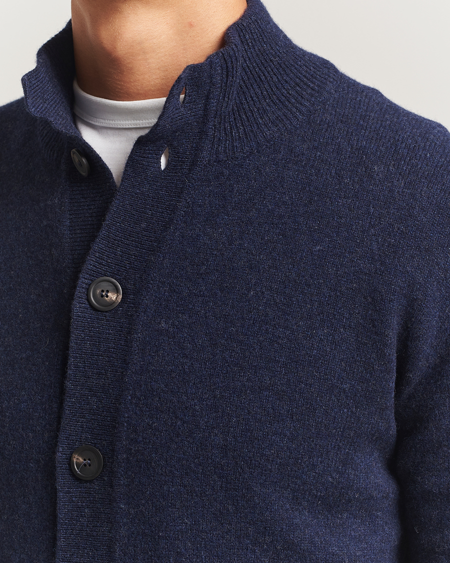 Herre | Gensere | Altea | Shetland Cardigan Navy