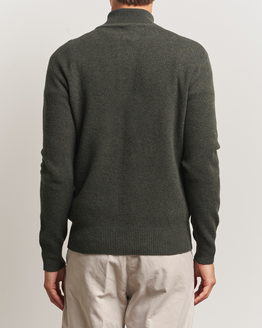Herre | Gensere | Altea | Shetland Cardigan Dark Green