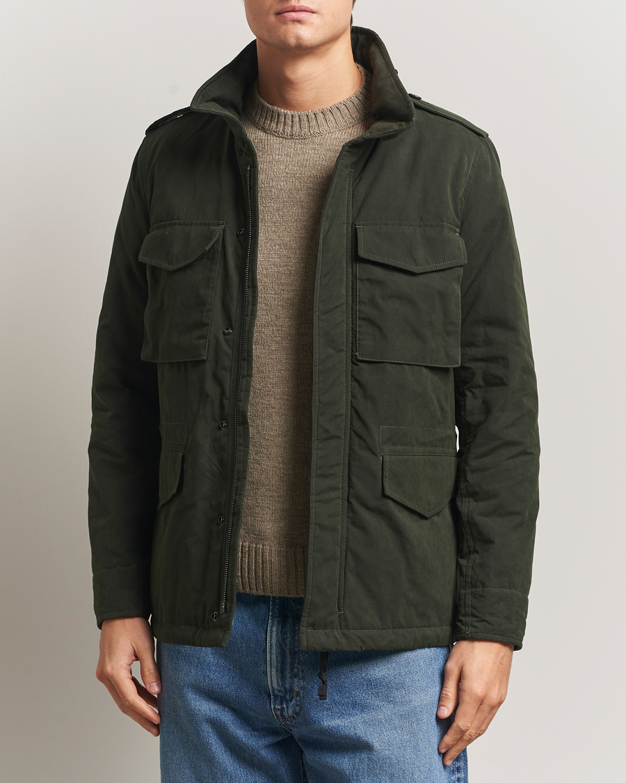 Herre | Jakker | Aspesi | Minifield Cotton Field Jacket Military