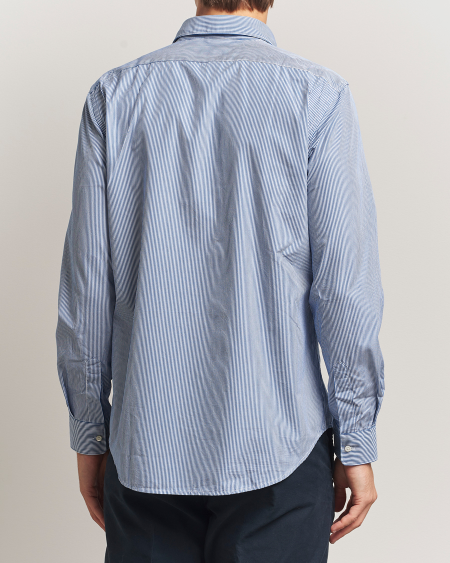 Herre | Skjorter | Aspesi | Striped Poplin Shirt Light Blue