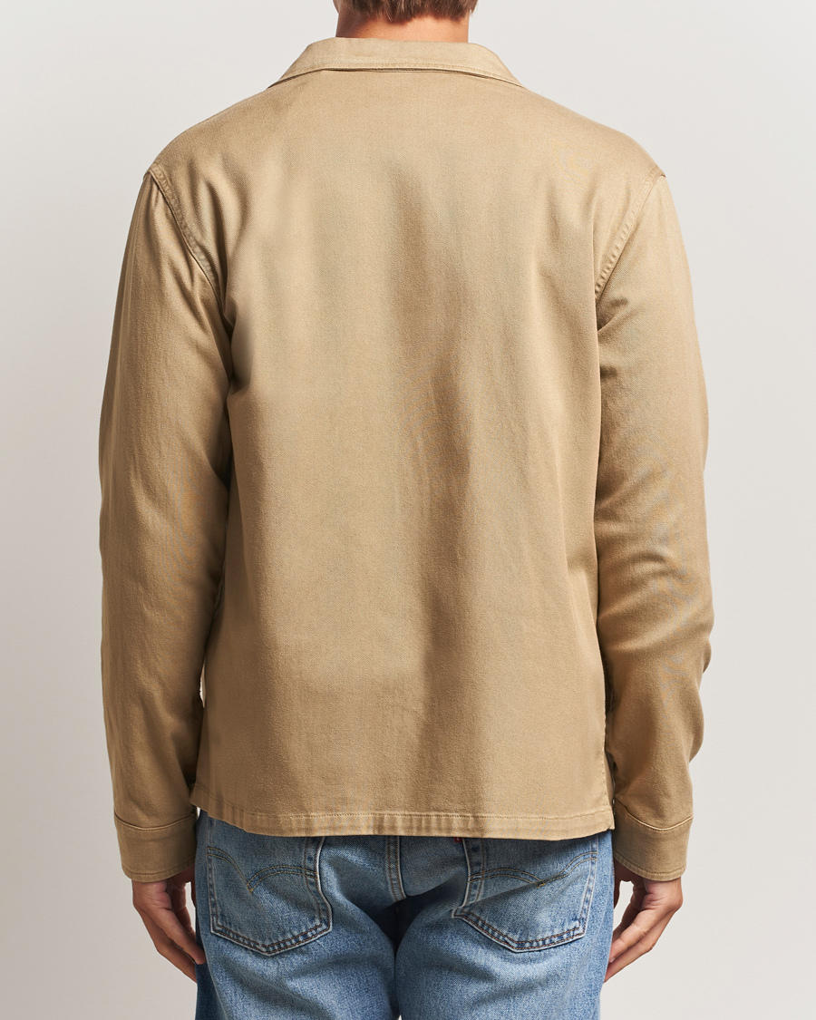 Herre | Skjorter | Aspesi | Twill Cotton Overshirt Beige