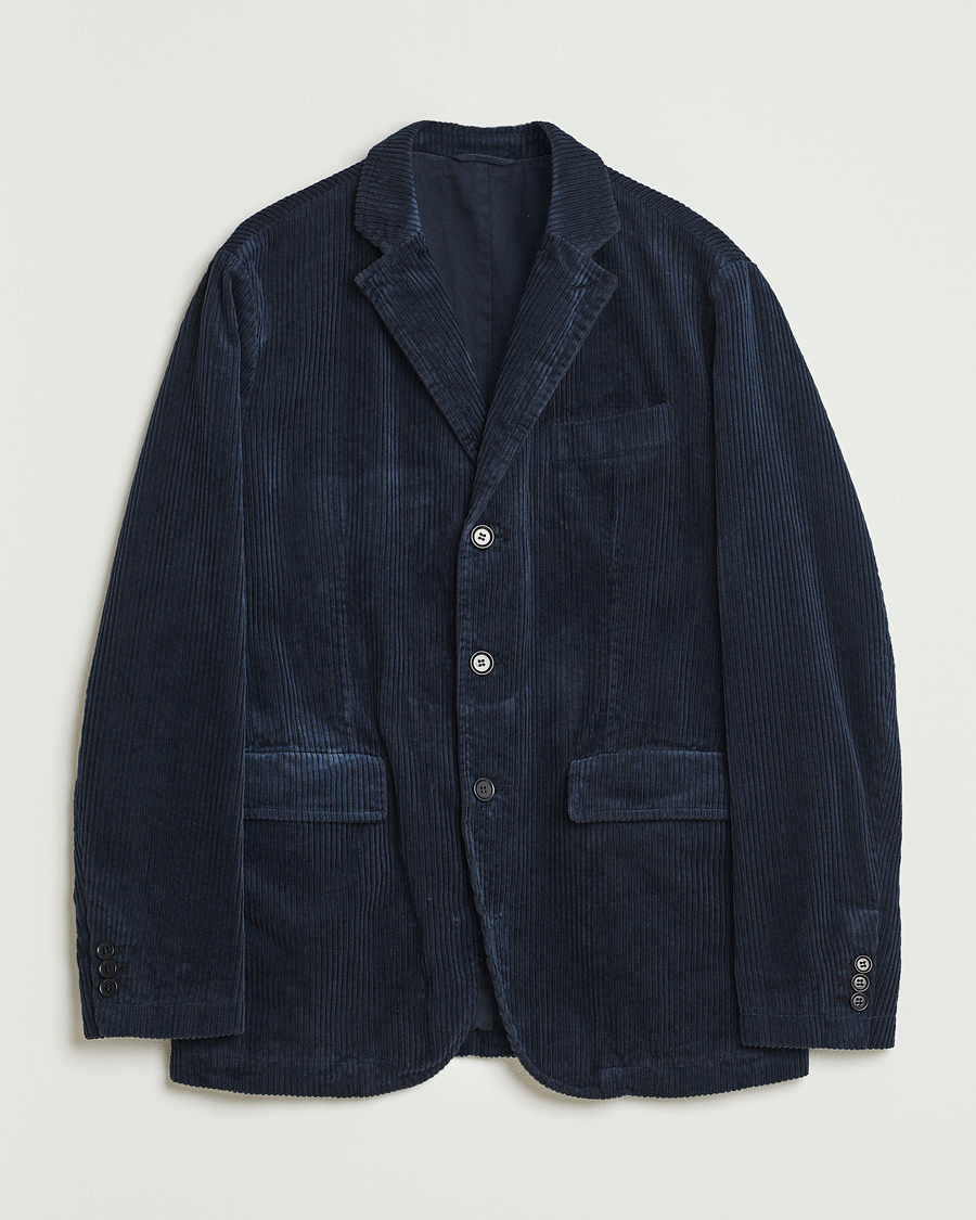 Herre | Dressjakker | Aspesi | Corduroy Blazer Navy