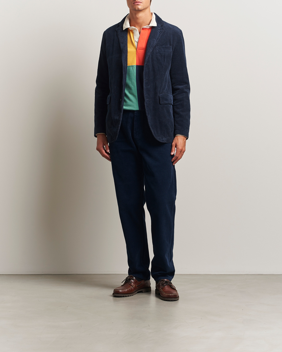 Herre | Dressjakker | Aspesi | Corduroy Blazer Navy