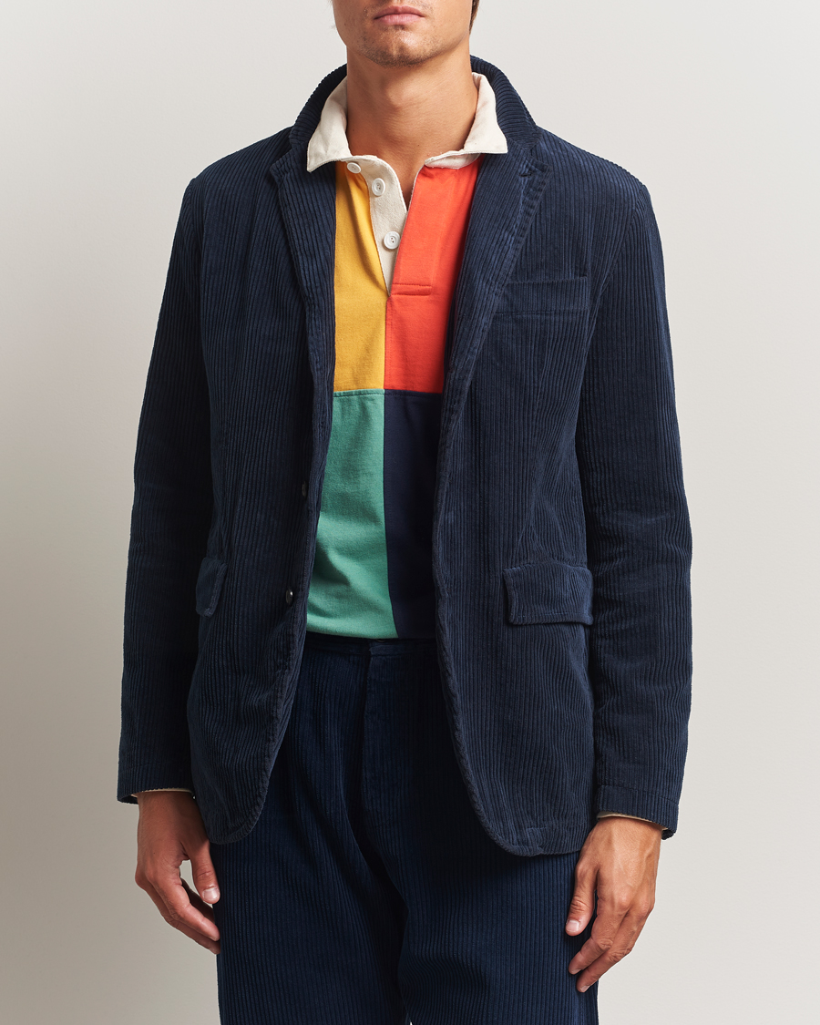 Herre | Dressjakker | Aspesi | Corduroy Blazer Navy