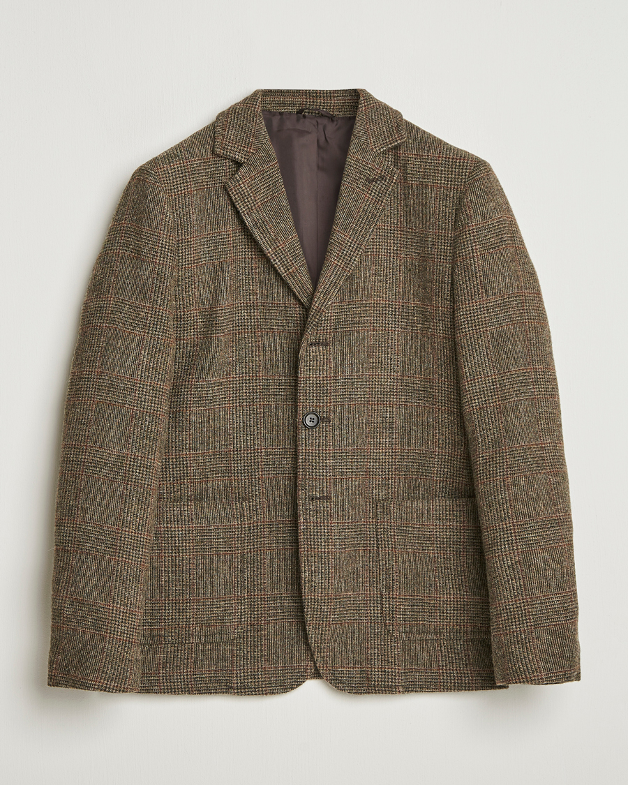 Herre | Dressjakker | Aspesi | Harris Tweed Blazer Brown Check