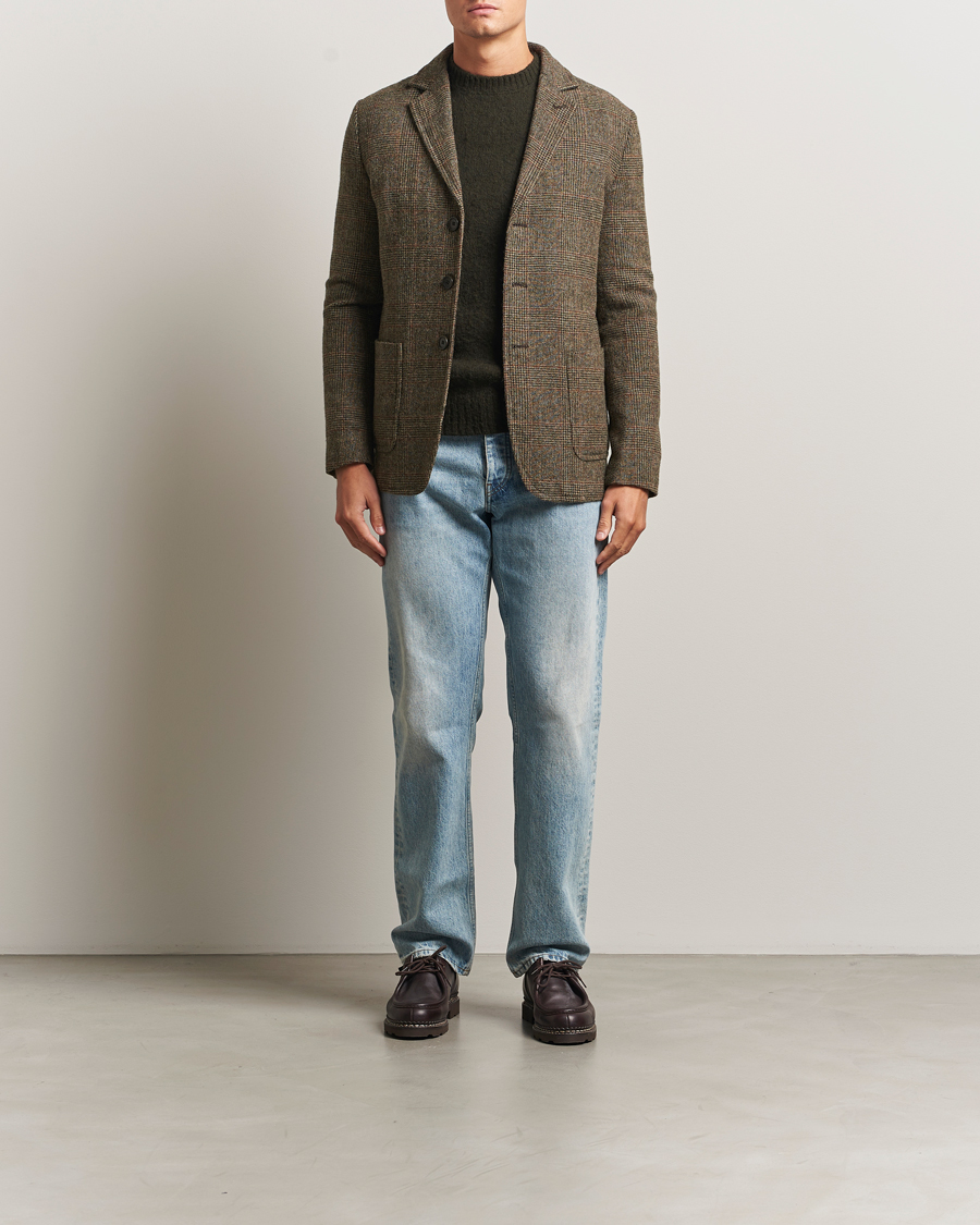 Herre | Dressjakker | Aspesi | Harris Tweed Blazer Brown Check