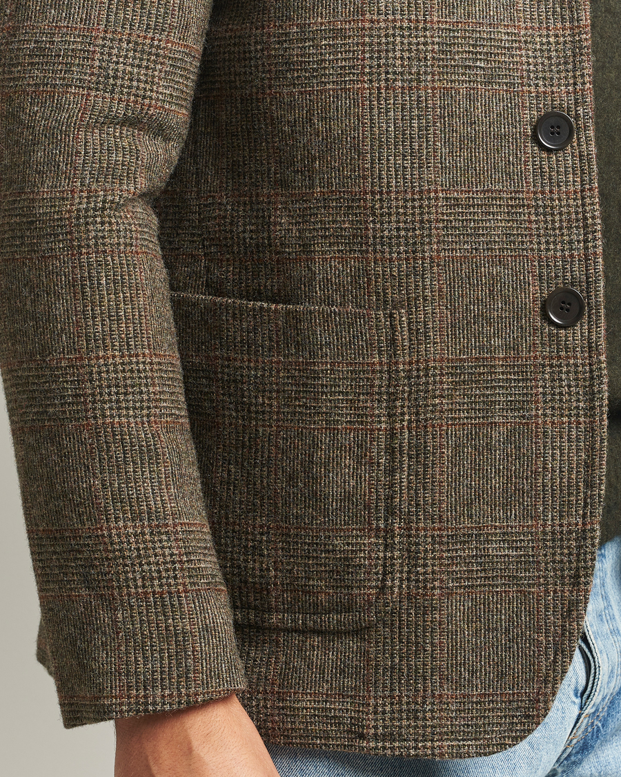 Herre | Dressjakker | Aspesi | Harris Tweed Blazer Brown Check