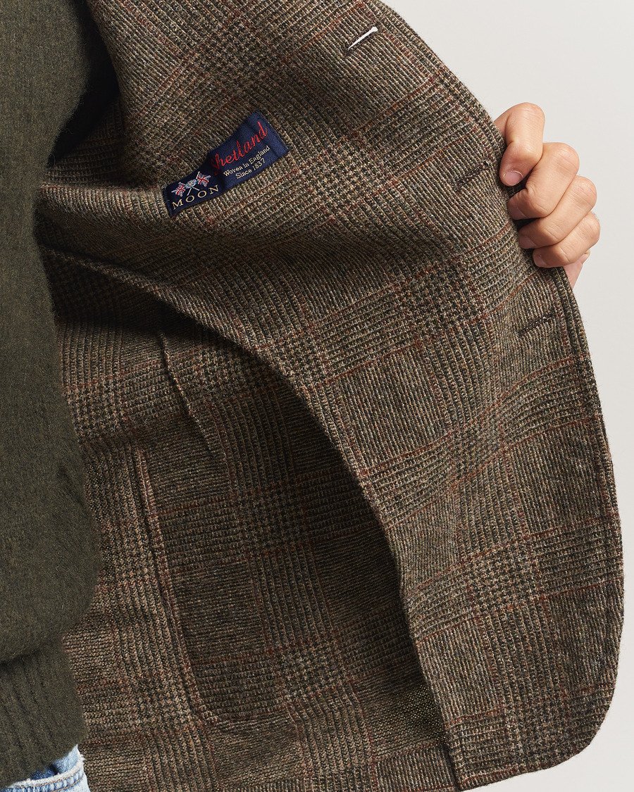Herre | Dressjakker | Aspesi | Harris Tweed Blazer Brown Check