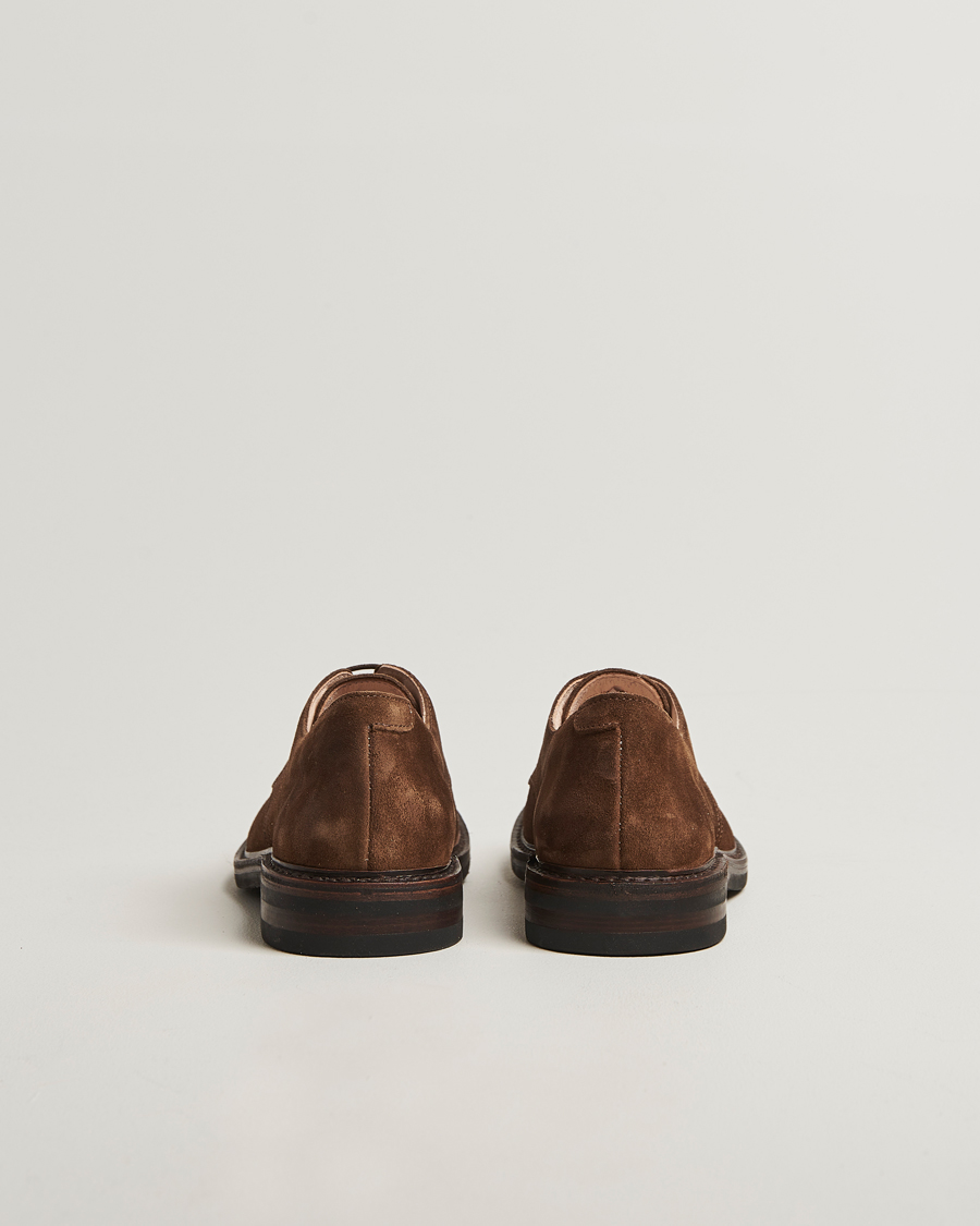 Herre | Derbys | Astorflex | Carlflex Moc Toe Dark Khaki Suede