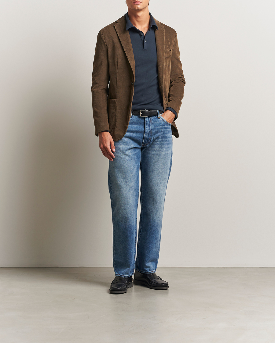 Herre | Dressjakker | Boglioli | K Jacket Corduroy Blazer Brown