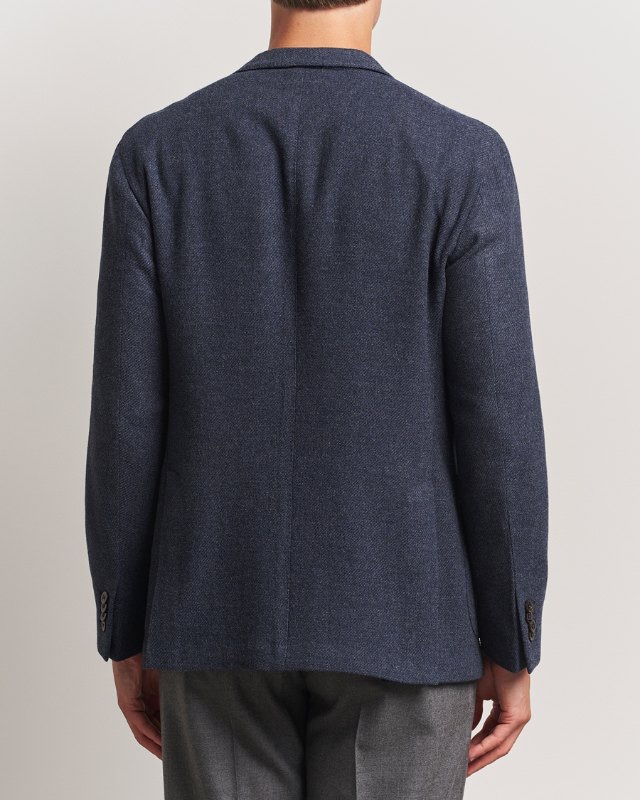 Herre | Dressjakker | Boglioli | K Jacket Cashmere/Wool Twill Blazer Dark Blue